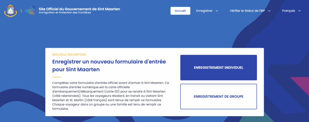 Saint-Martin e-Arrival Card preview